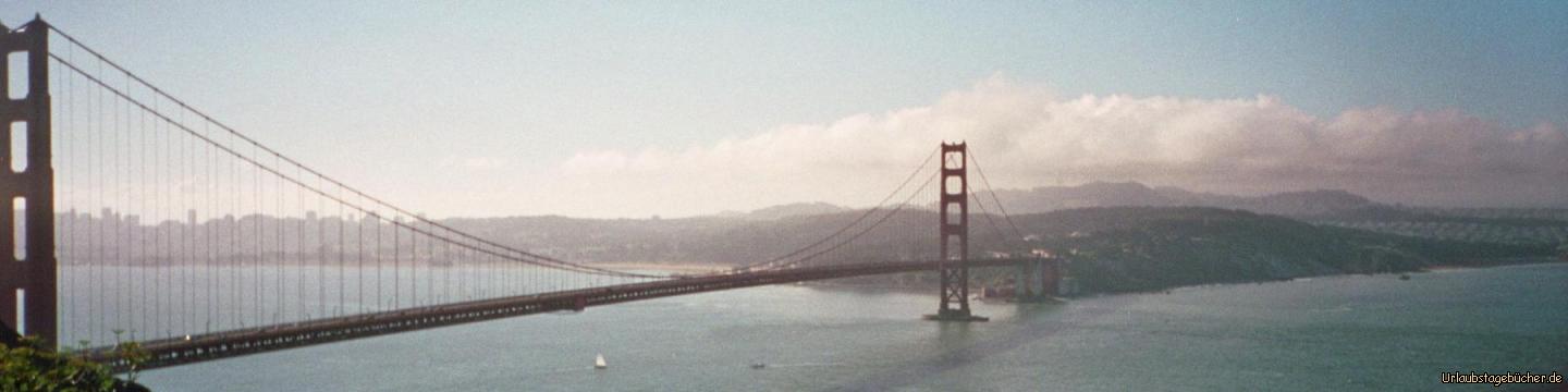 Golden Gate Bridge: die Golden Gate Bridge