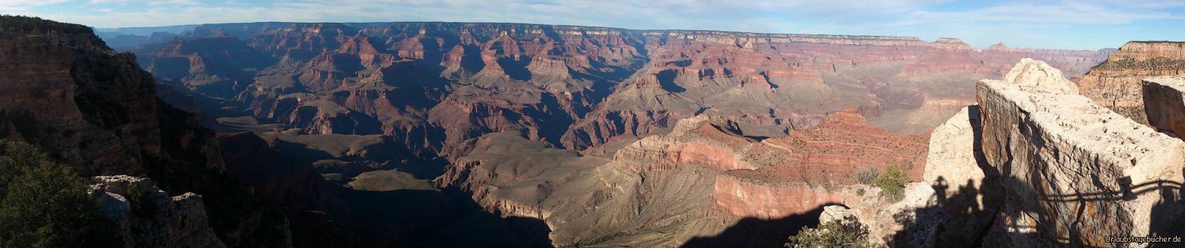 Mather Point: mit seinem Panoramablick auf den Grand Canyon und direkt am Besucherzentrum gelegen, ist der Mather Point einer der meistbesuchten Orte im Grand Canyon National Park