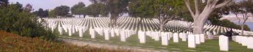Fort Rosecrans National Cemetery: auf der Halbinsel Point Loma in San Diego, Kalifornien liegt seit 1882 der 31,4 Hektar große Veteranenfriedhof Fort Rosecrans National Cemetery