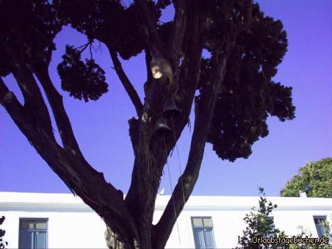 Glocken: die Glocken der Hunderttorigen hängen an einem Baum
