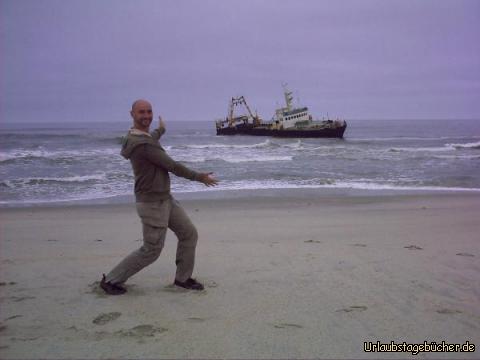 Schiffswrack: ich präsentiere: ein Schiffswrack an der Skeleton Coast