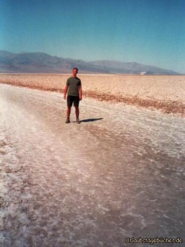 ich im Death Valley: tief im Death Valley