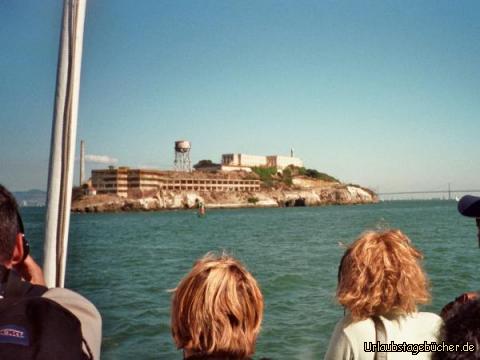 Alcatraz: die Gefängnisinsel Alcatraz in der San Fransisco Bay
