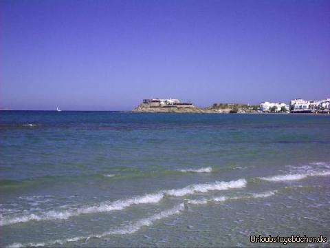 am Strand: der Strand von Naxos