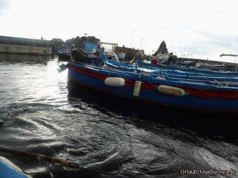 Boote im Hafen von Aci Trezza: 