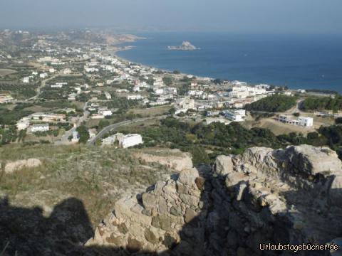 Rundblick von der Burgruine Kefalos: Rundblick von der Burgruine Kefalos