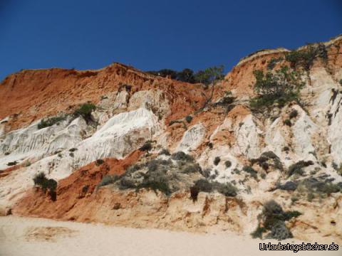 Beeindruckende Felsformationen an der Praia de Falesia: Beeindruckende Felsformationen an der Praia de Falesia