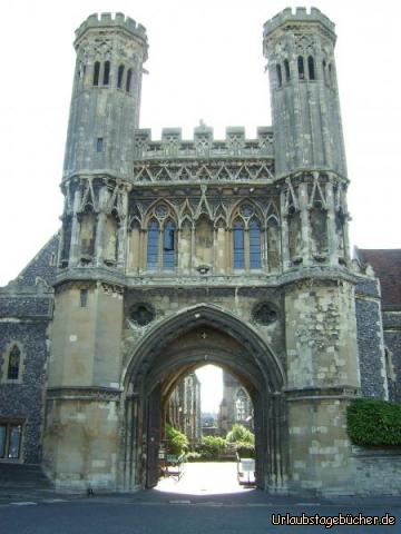St Augustines Abbey: das Eingangstor der Abtei St. Augustinus in Canterbury