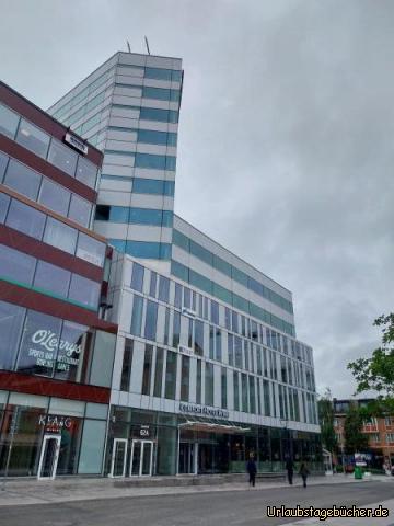 unser Hotel in Umeå: das Comfort Hotel Winn war vergangene Nacht unser Hotel in Umeå