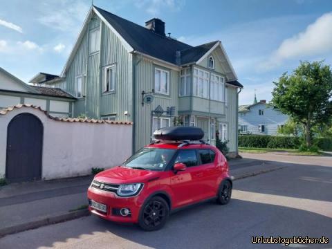 unsere Unterkunft in Borgholm: auf der Insel Öland haben wir in einem winzigen Appartement im Gillet i Borgholm übernachtet