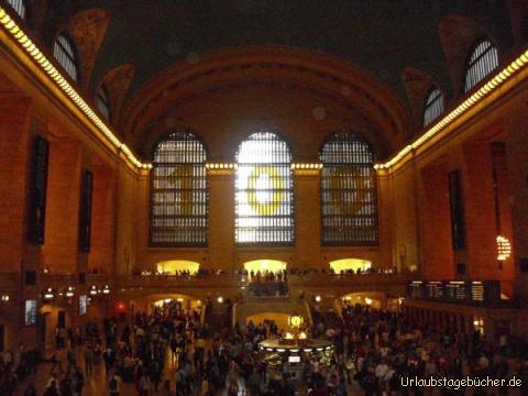 Grand Central Terminal: mit mehr als 500.000 Menschen täglich ist das Grand Central Terminal
das meistbesuchte Gebäude von New York City 
