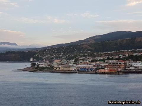 Einlaufen Dominica: 