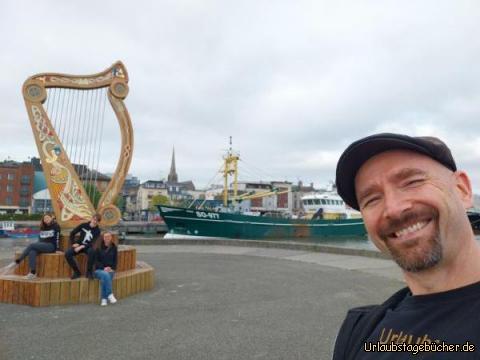 wir in Wexford: im Hafen von Wexford