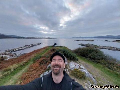 wir am Kliamakiloge Viewpoint: auf dem Ring of Beara Peninsula halten wir am Kliamakiloge Viewpoint