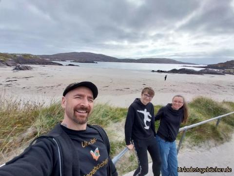 wir am Derrynane Beach: am Derrynane Beach