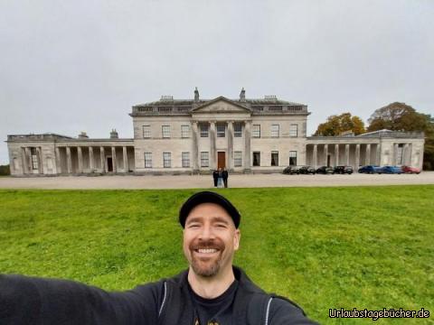 wir am Castle Coole: am Castle Coole in Enniskillen