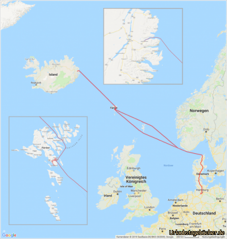 Heimreise 1: Die Route der Norröna
