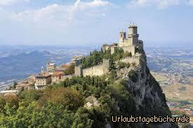 Blick auf San Marino: Die Stadt finde ich wirklich einzigartig!