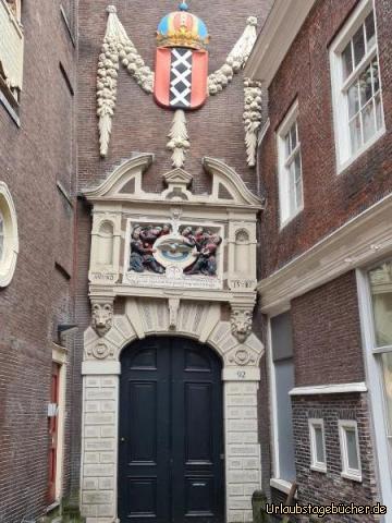 Eingang des Amsterdamer Museums: Eingang des Amsterdamer Museums