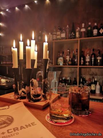 Abends in Hamburg : Abschied mit einem guten Glas Whisky 