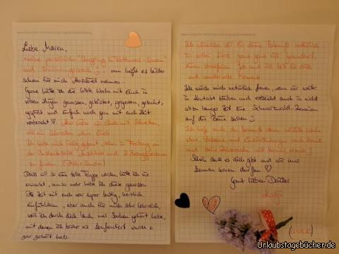 Geschenk von Katja Brief: 