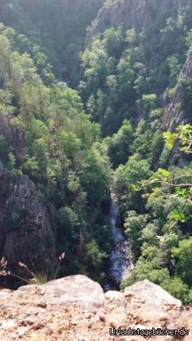 Die Bode: Tief im Tal die Bode