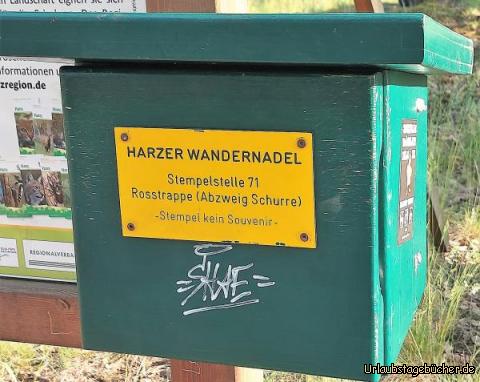 Stempelstelle: Der erste Stempel.