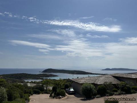 Aussicht: Aussicht von der Ferienhausanlage…