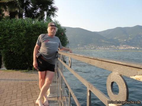 Am Iseosee : Hier ganz am Iseosee, das heißt im Quartier von heute, angekommen