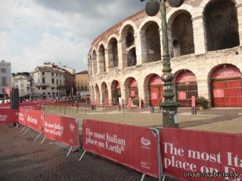 Arena verona: Besuch der Arena von Verona vor der Abfahrt 
