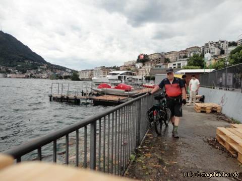 Lugano : Gewitterspuren in Lugano 