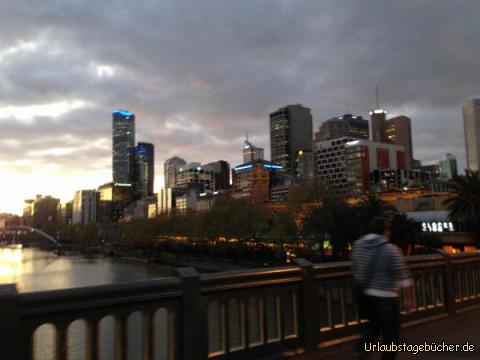 Melbourne bei Nacht: 