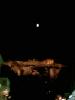 Mond: der Mond über der Akropolis