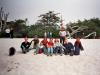 Gruppenfoto: ein Gruppenfoto am Strand von Carmel