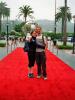 Roter Teppich: Anja und ich auf dem Roten Teppich
vor den Universal Studios Hollywood