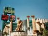 MGM: der Löwe des MGM Grand in Las Vegas
(Nachts das am genialsten beleuchtete Hotel der Stadt
und einst das größte Hotel der Welt)
