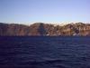 Caldera: die Caldera von Santorini