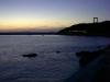 Portara nach Sonnenuntergang: die Portara von Naxos nach dem Sonnenuntergang
