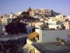 Hotelblick Stadt: der Blick aus dem Hotel Richtung Naxos Stadt