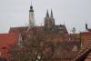 Und die andere Blickrichtung: Blick auf Rothenburg: 