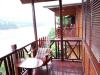 Bambus-Lodge Balkon: 