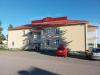 unser Hotel in Keuruu: heute übernachten wir im IK Hotel auf einem Zeltplatz auf einer Halbinsel in Keuruu