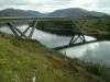 Kylesku Bridge: die 275 m lange Brücke über den Loch a' Chàirn Bhàin,
welche die Fähre von Kylesku nach Kylestone ersetzt