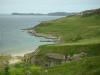 Tongue Bay: kurz nach Tongue der Blick auf die Tongue Bay,
repräsentativ für die schöne Nordküste Schottlands