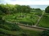 Dunrobin Castle Garten: der ganzjährig für die Öffentlichkeit zugängliche Schlossgarten des Dunrobin Castle