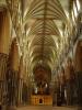 Lincoln Cathedral Mittelschiff: das Mittelschiff der Kathedrale von Lincoln
und die Chorschranke mit Orgel (64 Register)