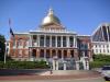 State House: das Massachusetts State House mit seiner vergoldeten Kupferkuppel
wurde 1795 fertiggestellte und ist seit 1798 Regierungssitz von Massachusetts