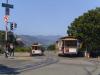 Hyde & Beach: eine Endhaltestelle der San Francisco Cable Cars an der Kreuzung Hyde & Beach,
wo die Wagen für den Rückweg auf einer Drehscheibe gedreht werden