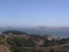 San Francisco Bay: ein letzter Blick zurück auf die Bucht von San Francisco,
mit der Stadt San Francisco im Hintergrund