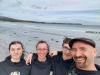 wir am Strand von Oxwich: am Strand von Oxwich